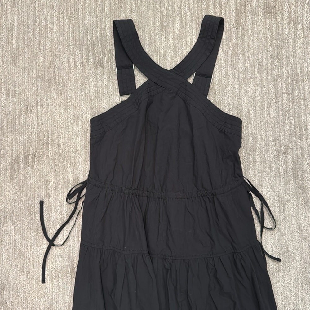 Madewell Poplin Halter Tiered Midi Dress NWT - Picture 7 of 12